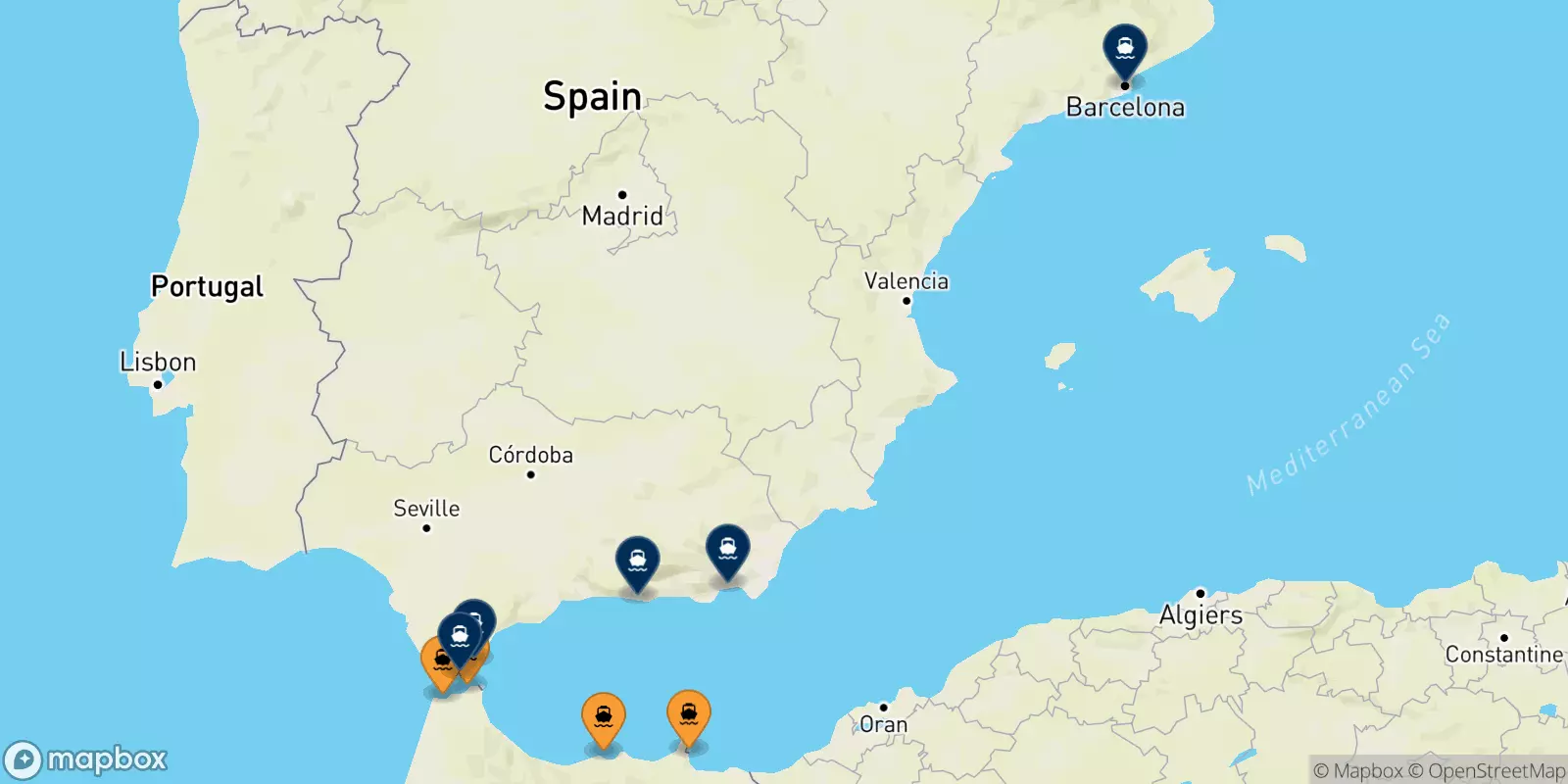 Ferries de Marruecos a España