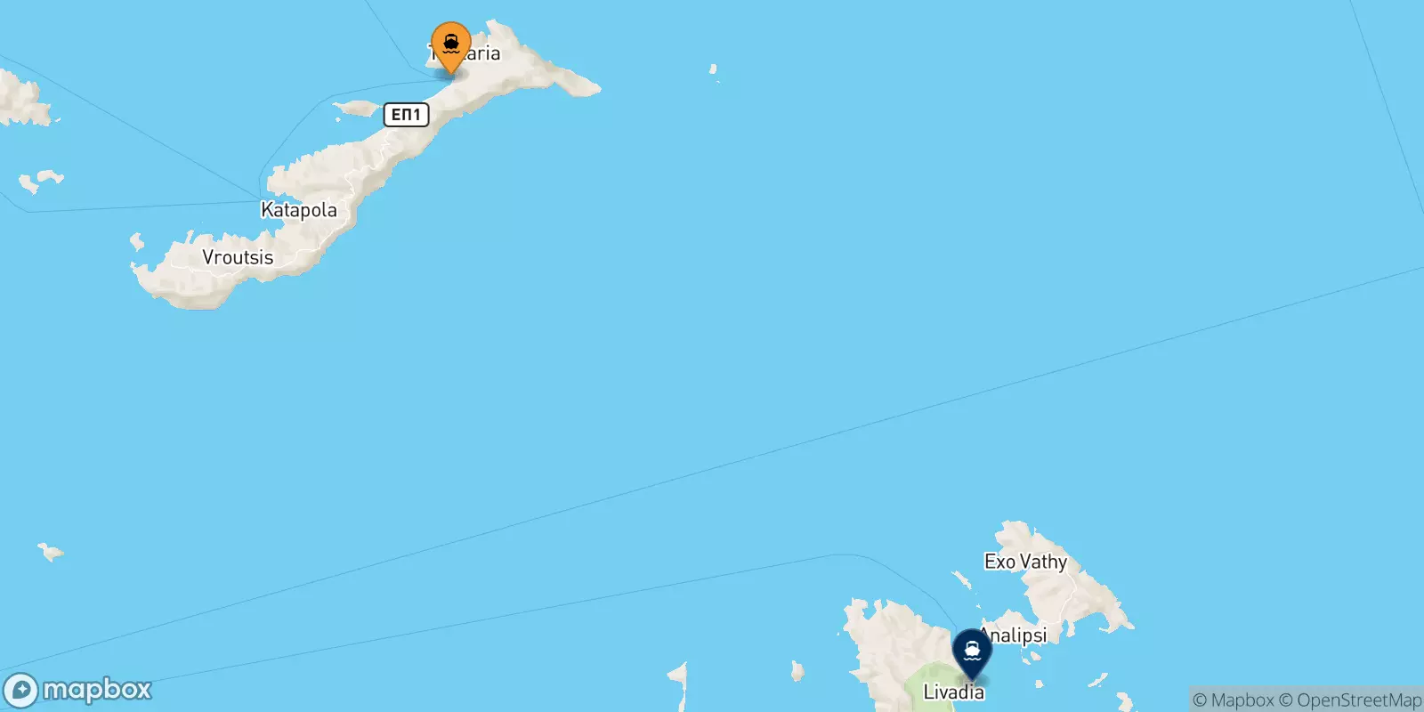 Ferries de Aegiali (Amorgos) a Astipalea