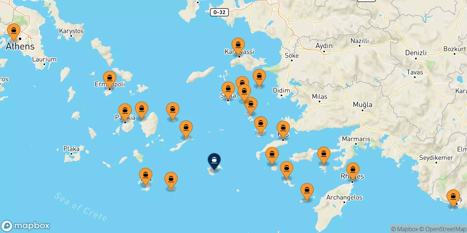 Ferries de Grecia a Astipalea