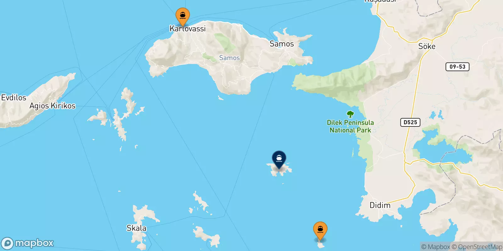 Ferries de Islas Del Egeo a Agathonisi