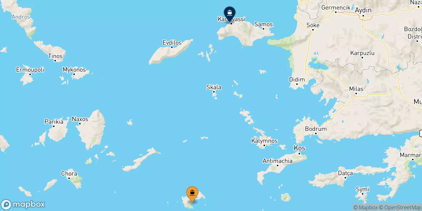 Ferries de Astipalea a Islas Del Egeo