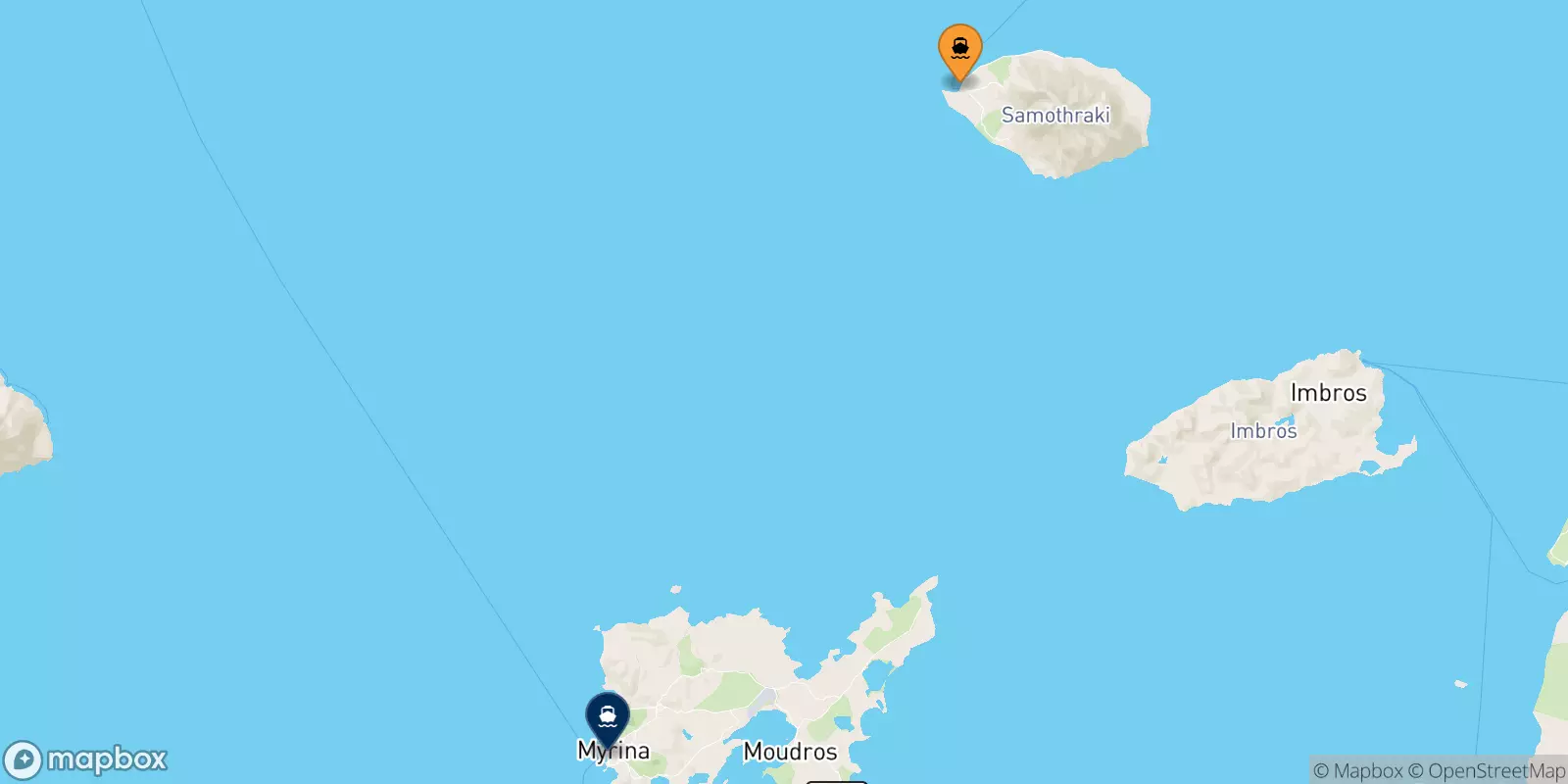 Ferries de Samothraki a Islas Del Egeo