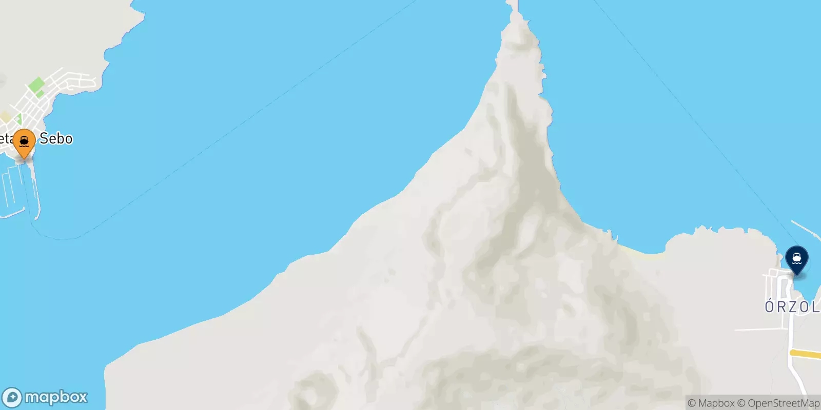 Ferries de España a Orzola (Lanzarote)
