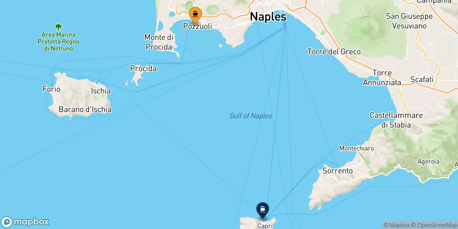 Ferries de Casamicciola (Ischia) a Capri