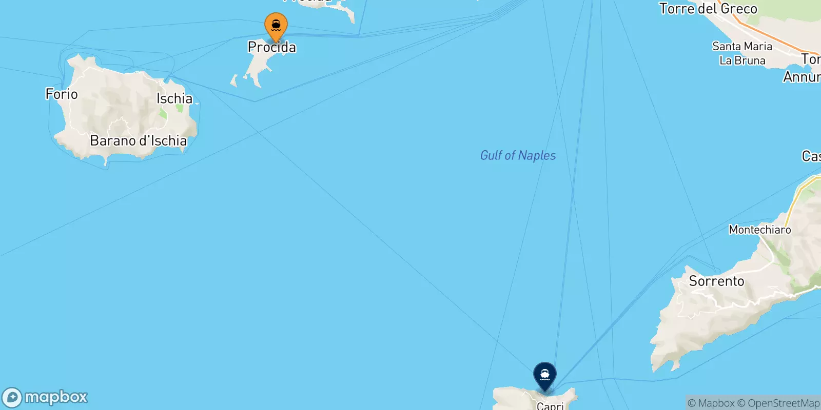 Ferries de Procida a Capri